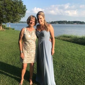 Azazie Arabella Allure - Dusty Blue